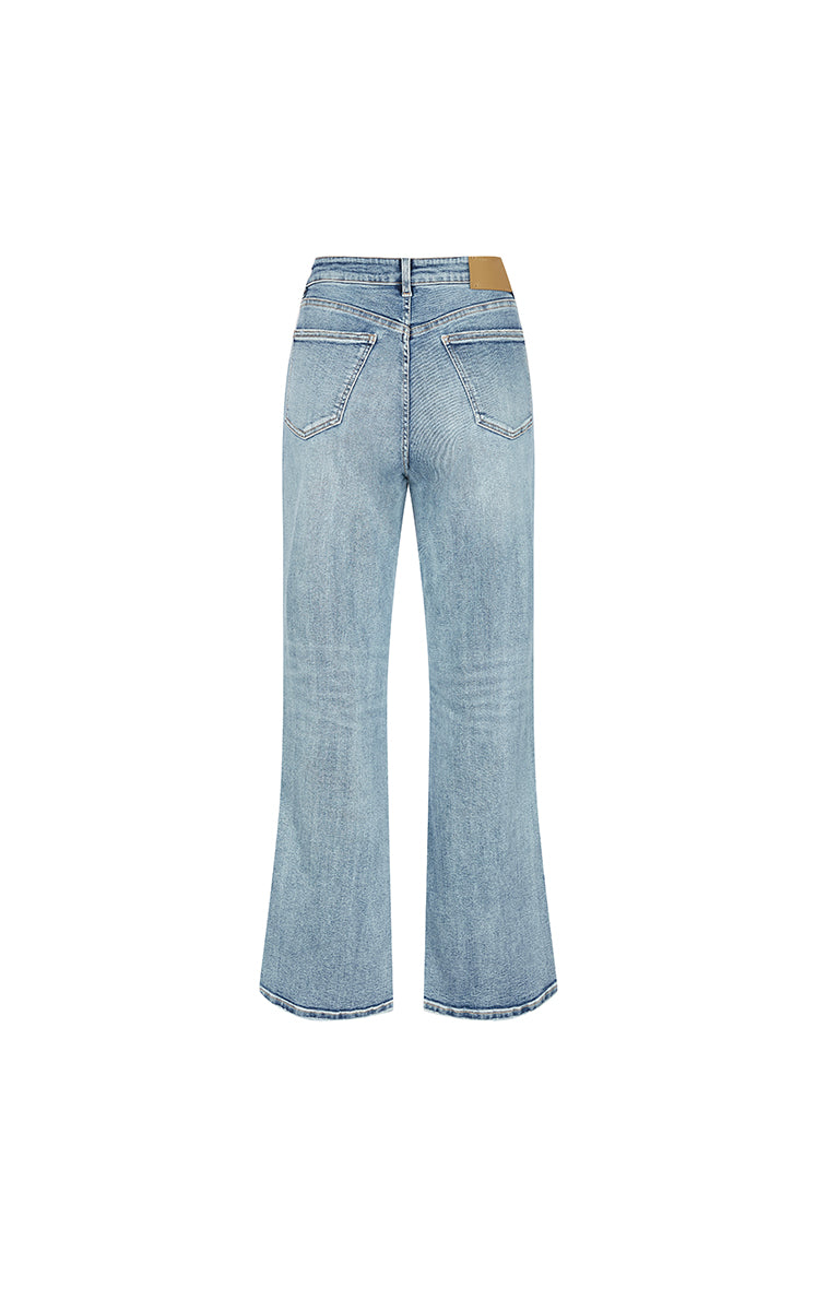 Pants / JNBY Flared Cuffed Extra-Long Jeans