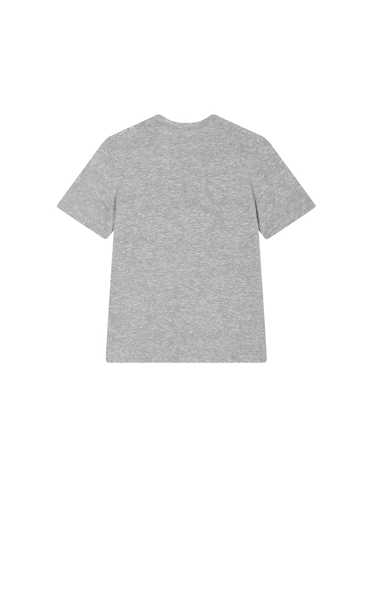 T-Shirt / JNBY Floral Wool-Blend Loose Tee Light Grey