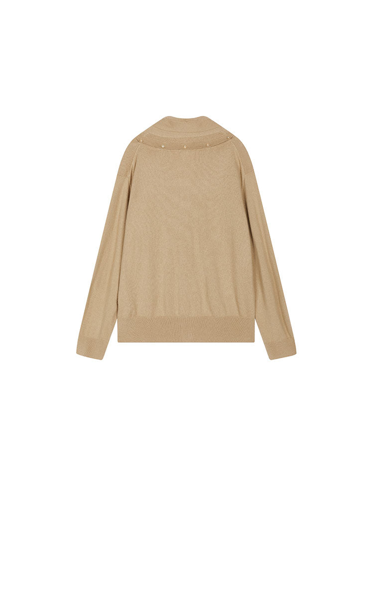 Sweater / JNBY Wool Cashmere Blend Longline Cardigan