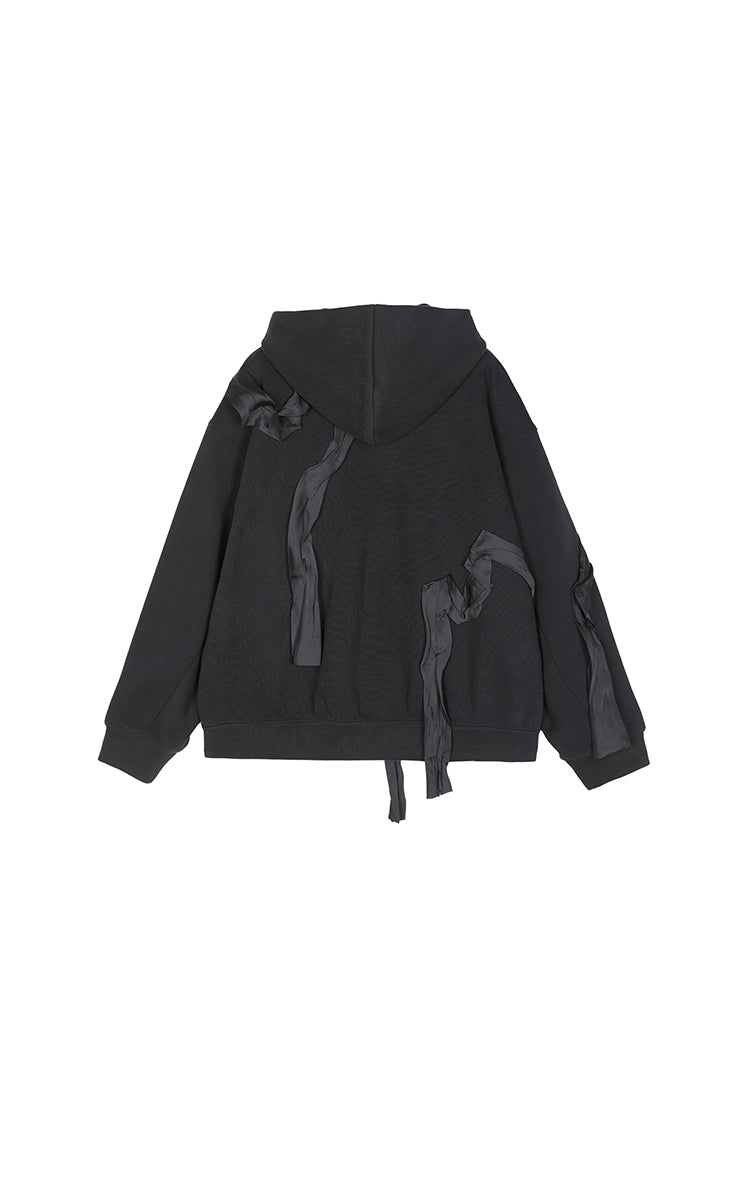 Sweatshirt / JNBY Oversized Satin Bow Detail Sweatshirt