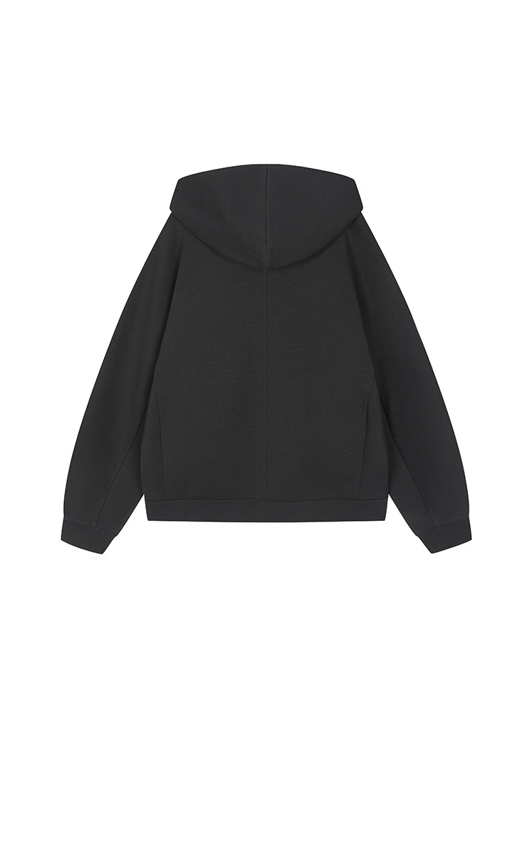 Sweatershirt / JNBY Zip-Up Lyocell Blend Hoodie