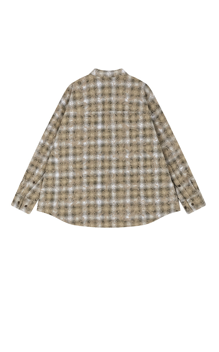 Jacket / JNBY Oversized Plaid Flocked Jacket