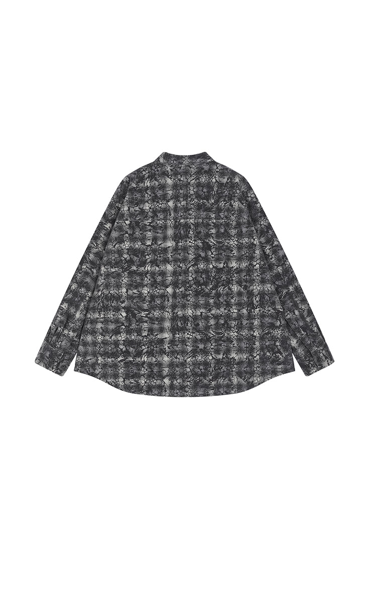 Jacket / JNBY Oversized Plaid Flocked Jacket