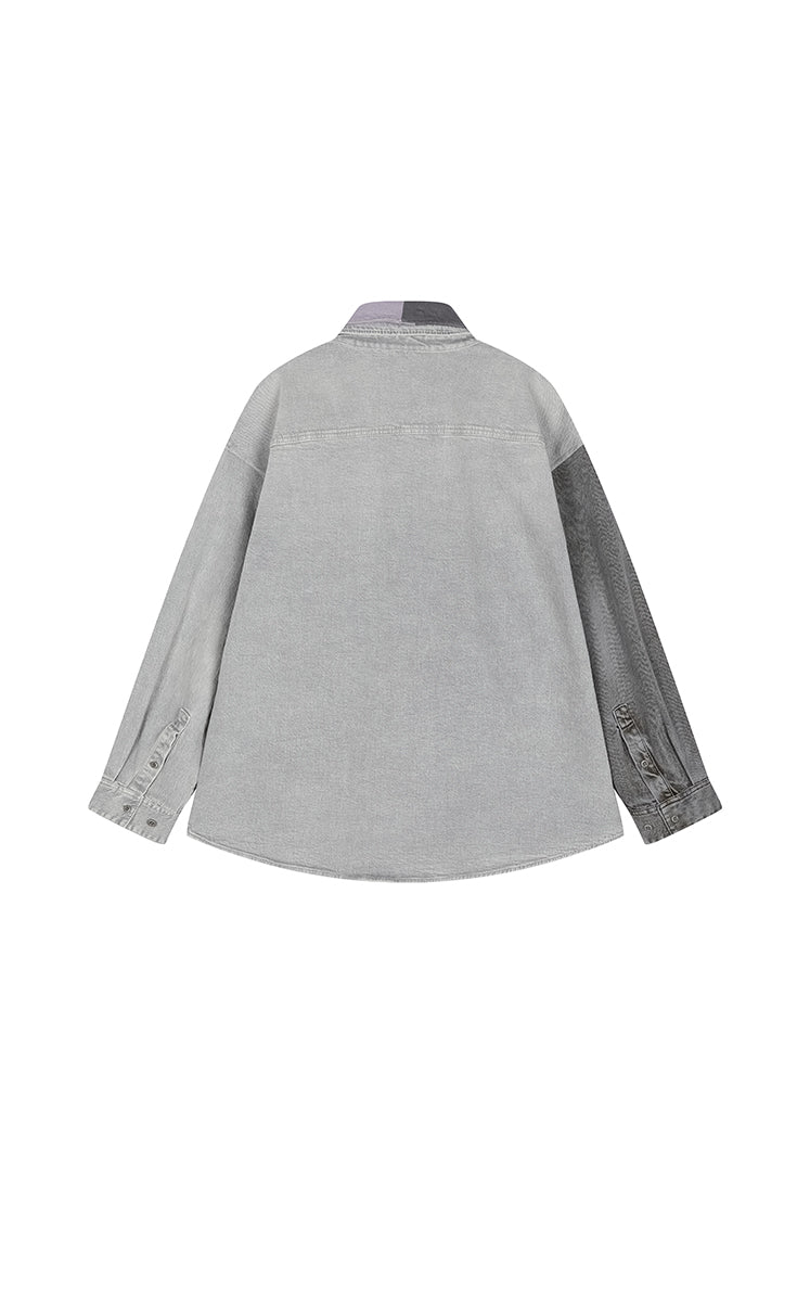 Jacket / JNBY Oversized Colorblock Denim Jacket
