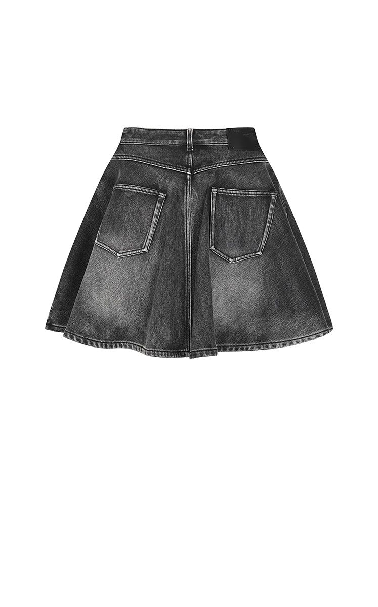 Skirt / JNBY A-Line Short Denim Skirt