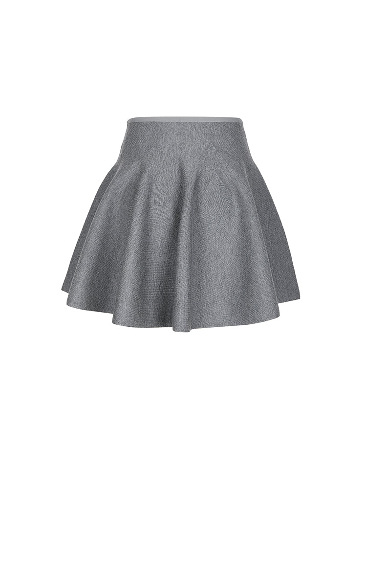 Skirt / JNBY Wool Blend A-Line Mini Skirt