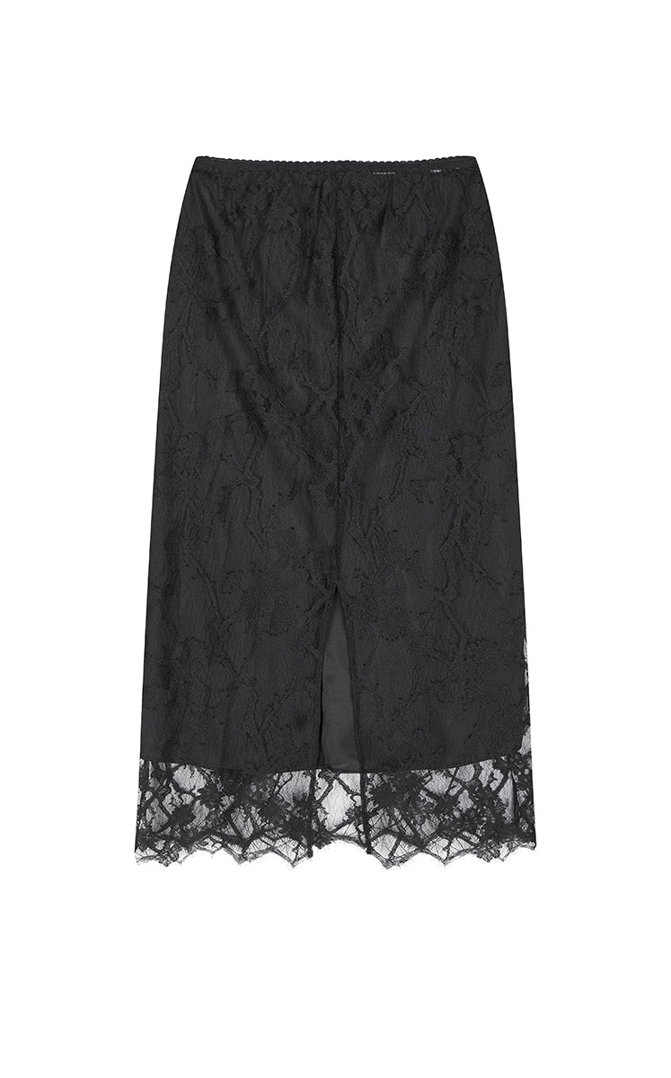 Skirt / JNBY Plum Blossom Lace Midi Skirt