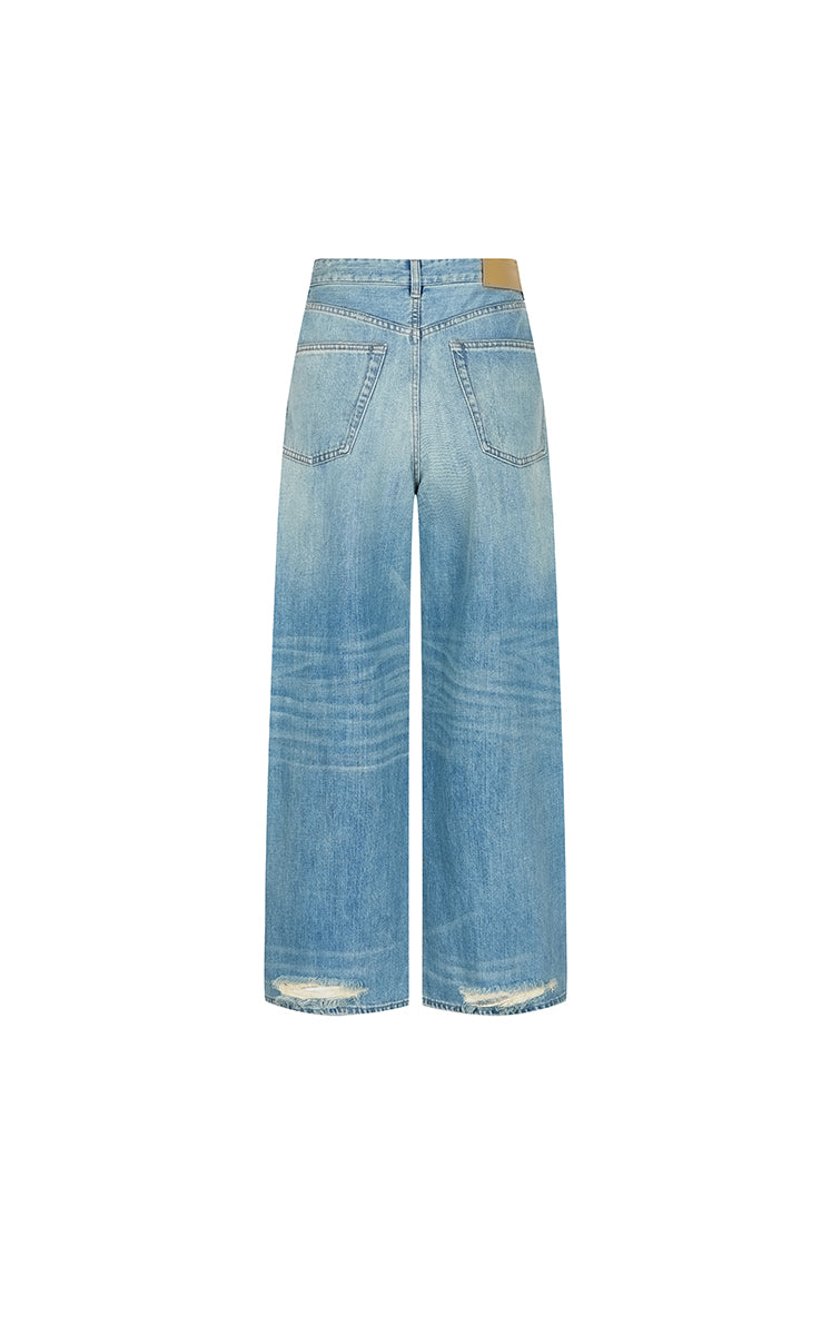 Pants /(ESG) JNBY Relaxed Banana Denim Trousers