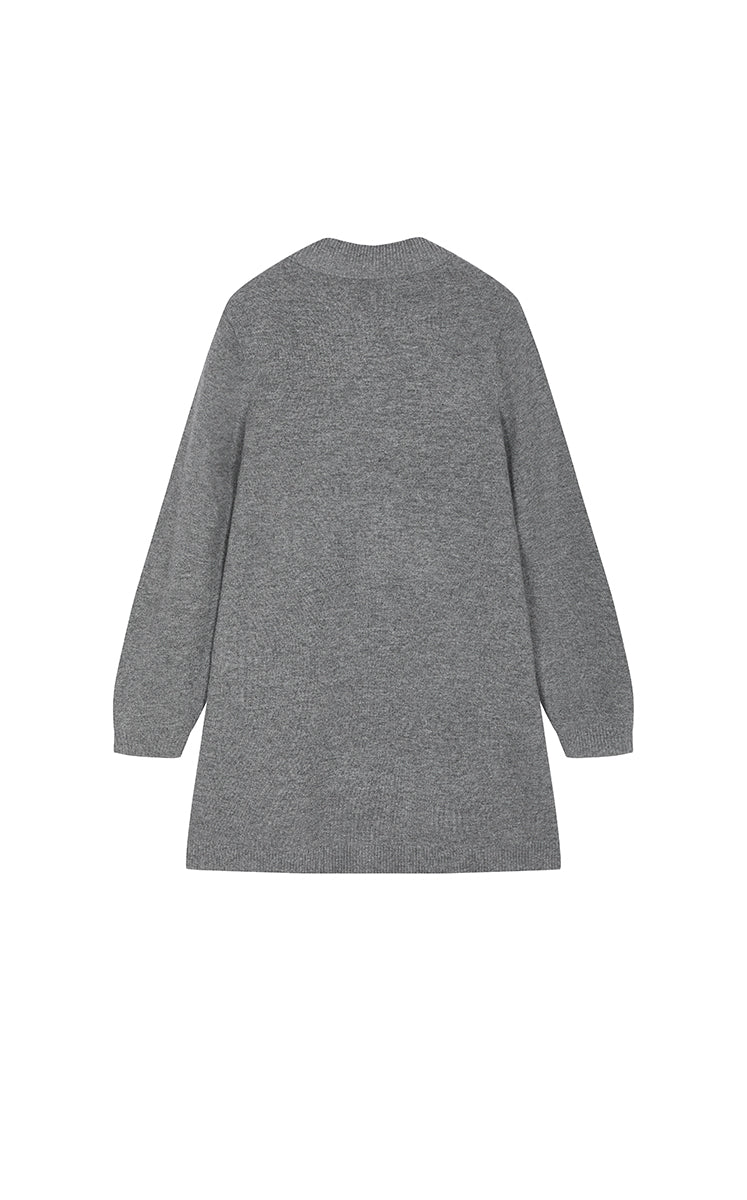 Dress / JNBY Wool-Cashmere Blend Polo Sweater Dress