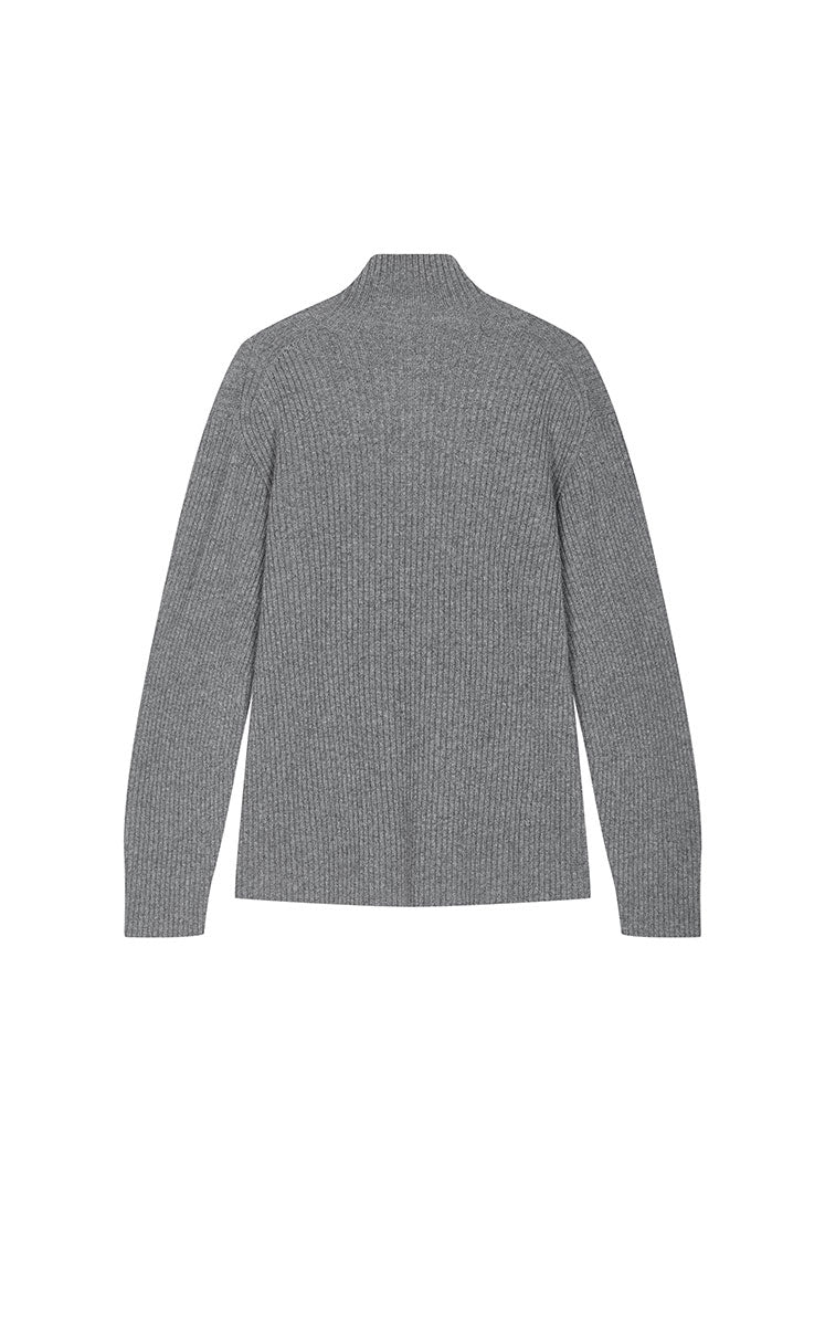 Sweater / JNBY Hourglass Silhouette Wool Cashmere Turtleneck Sweater