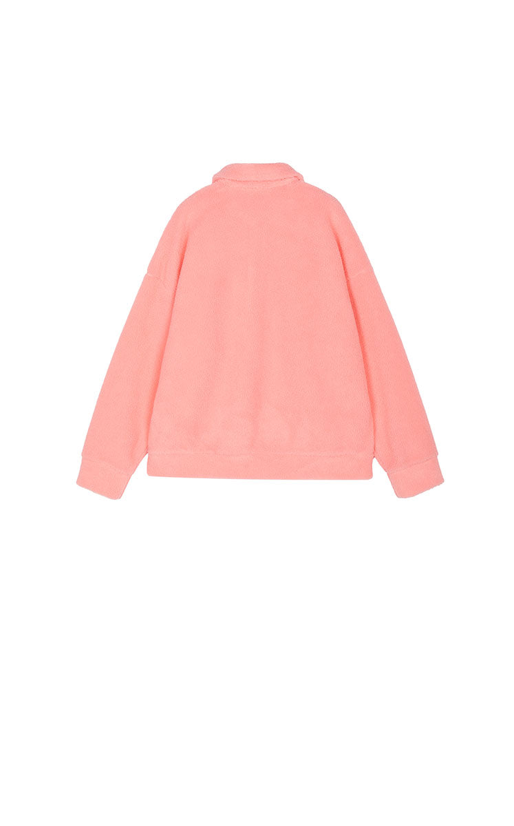 Sweatshirt / JNBY Oversized Fleece Texture Pullover