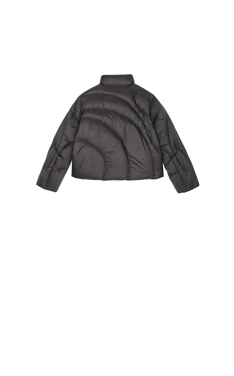 Down Coat / JNBY Curved Quilted Short Down Coat