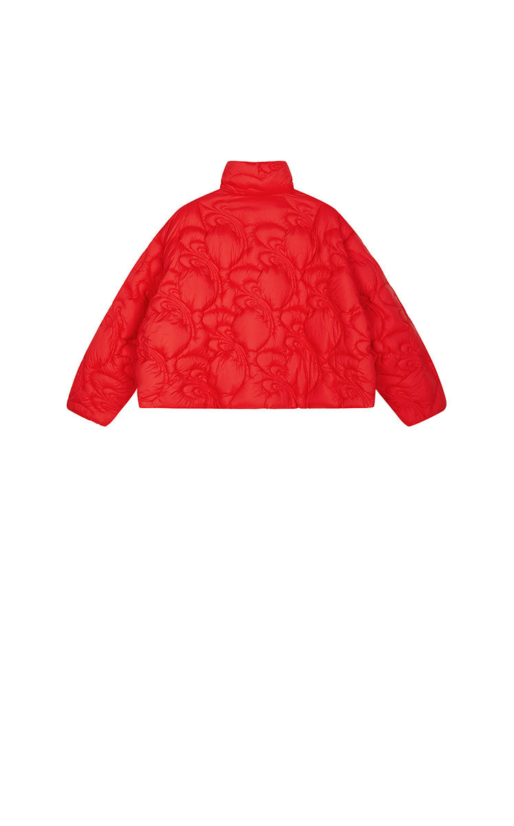 Down Coat / JNBY Quilted Stand Collar Short Down Coat