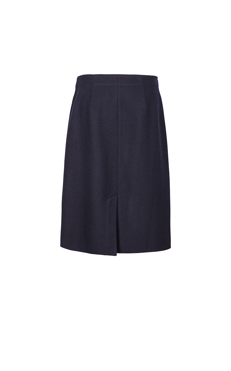 Skirt / JNBY Wool-Blend Embellished Midi Skirt