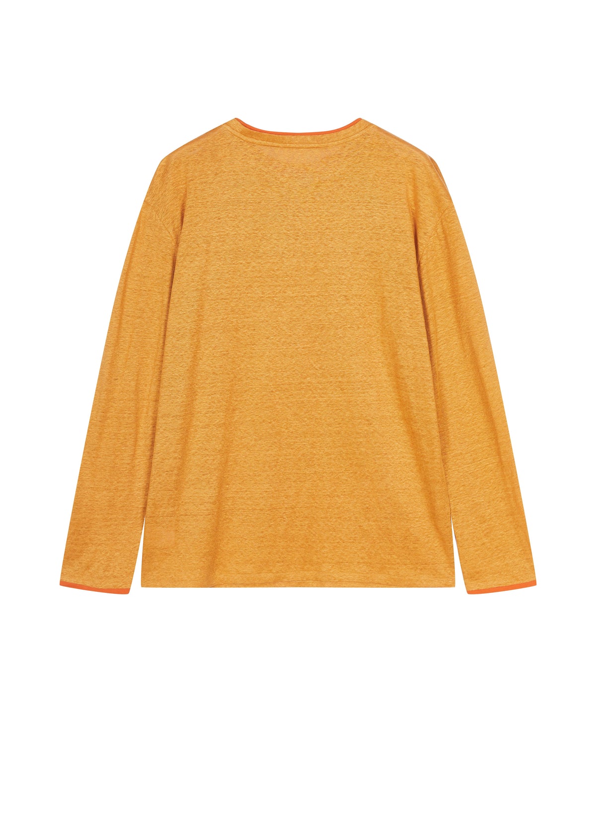 T-Shirt / JNBY Linen Silk Blend Relaxed Long Sleeve Tee
