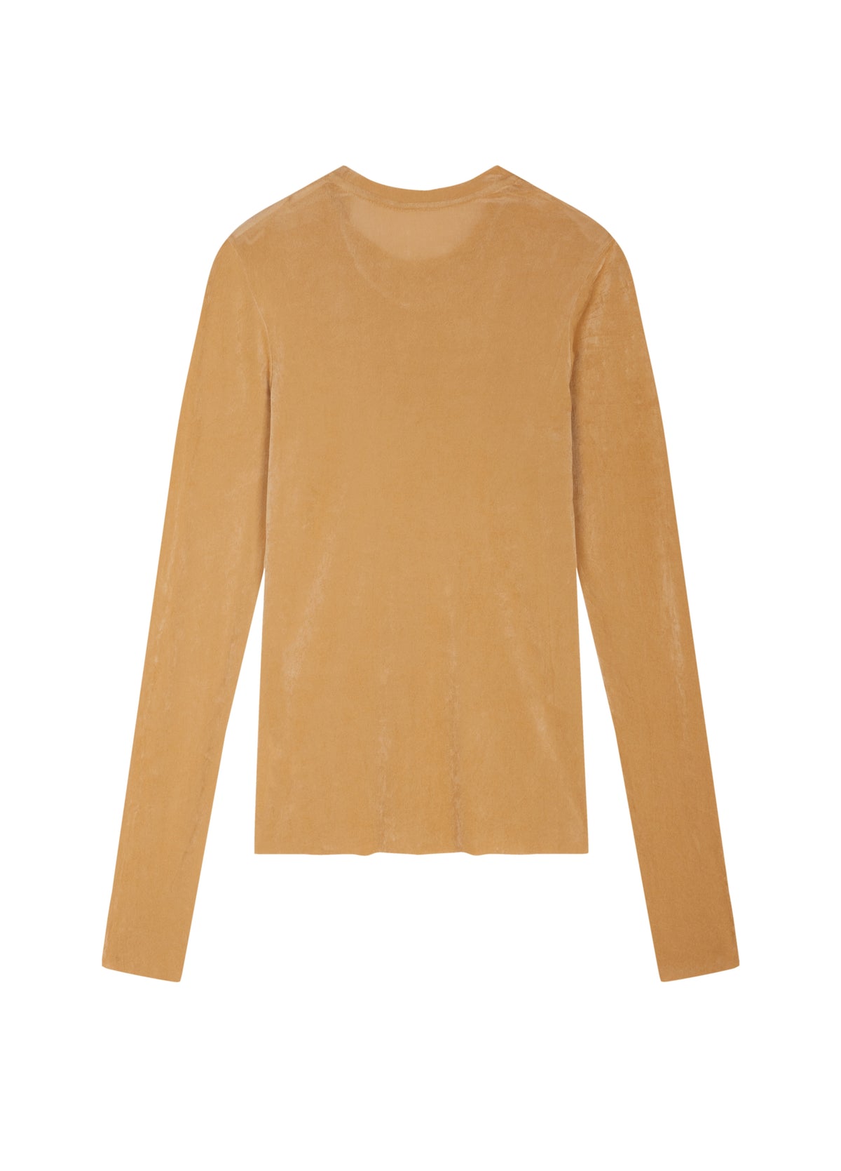 T-Shirt / JNBY Nylon Flocked Mesh Long Sleeve Top
