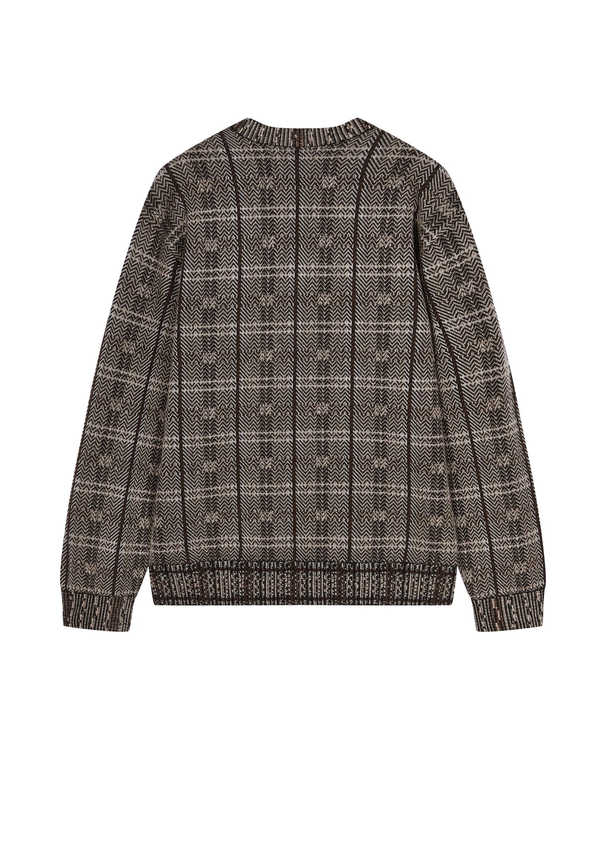 Sweater / JNBY Merino Wool Jacquard Stand Collar Pullover