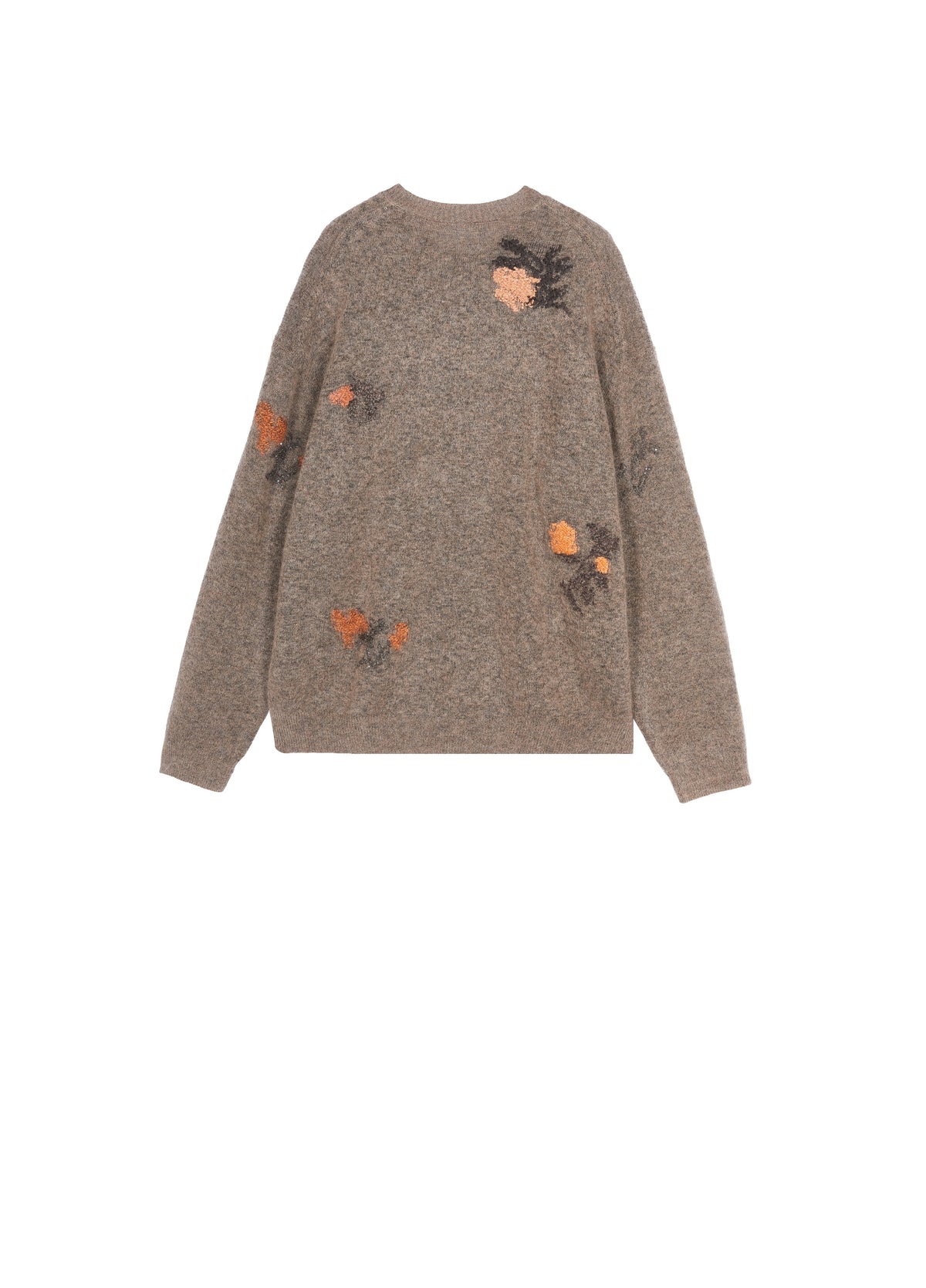 Sweater / JNBY Mohair Blend Oversized Floral Jacquard Pullover
