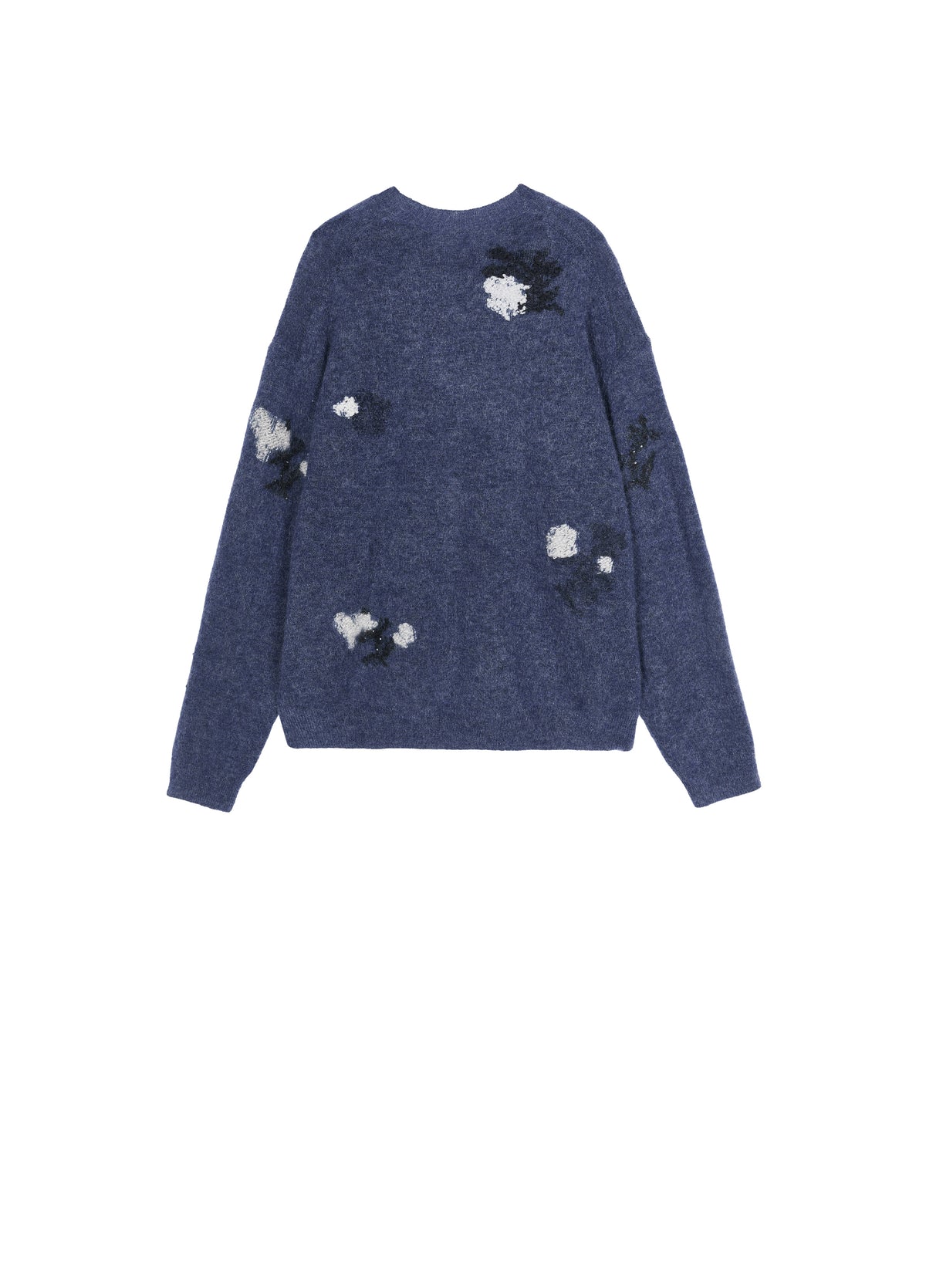 Sweater / JNBY Mohair Blend Oversized Floral Jacquard Pullover
