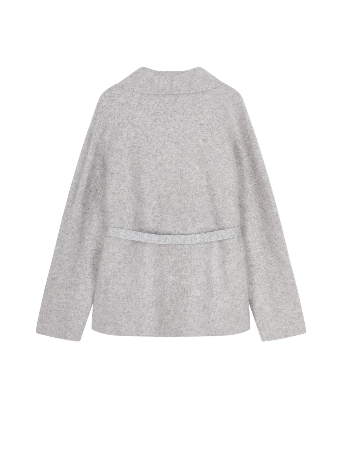 Cardigan / JNBY Wool Cashmere Blend Jacquard Open Front Sweater