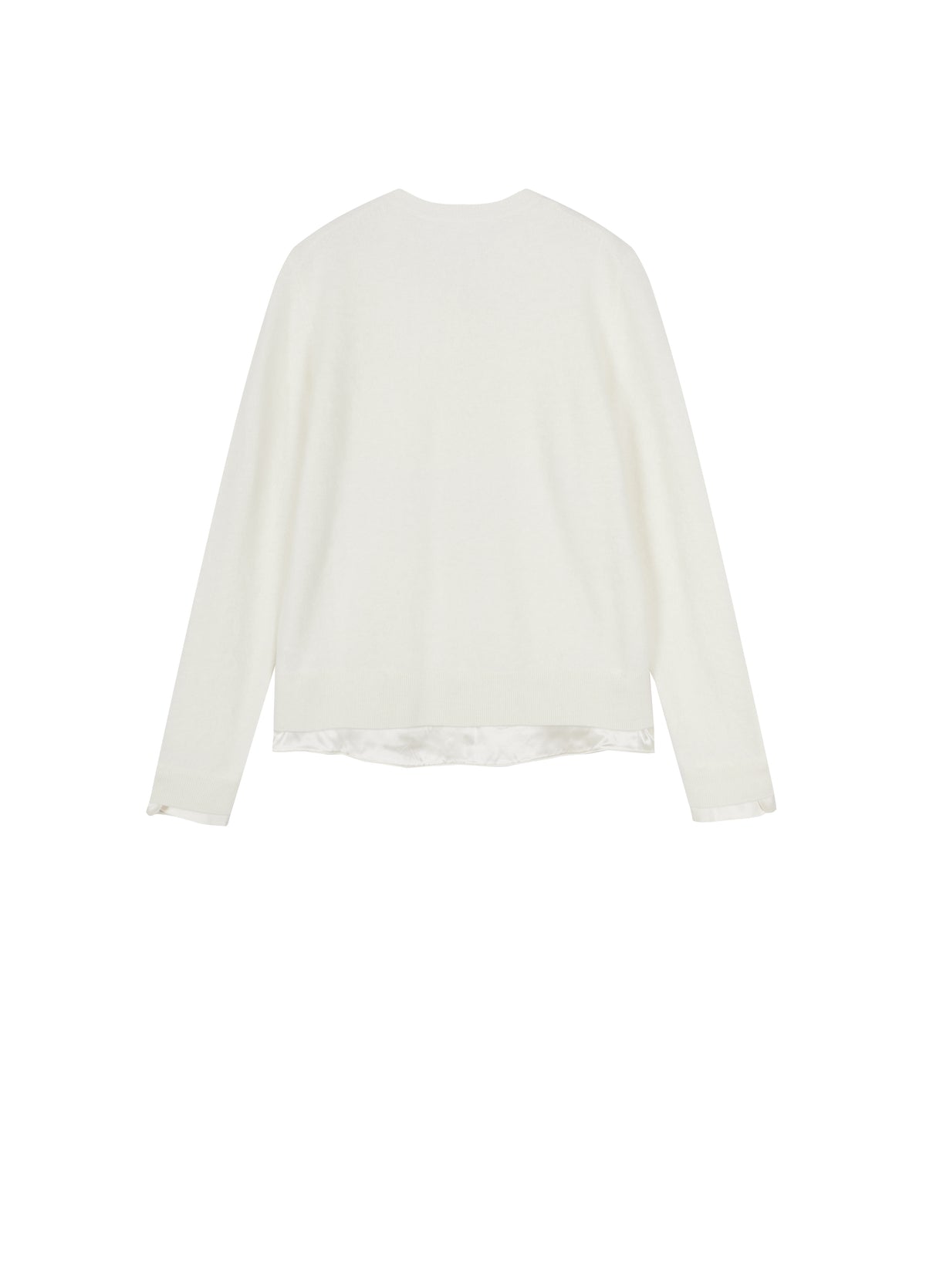 Cardigan / JNBY Wool Cashmere Silk Blend Open Front Sweater