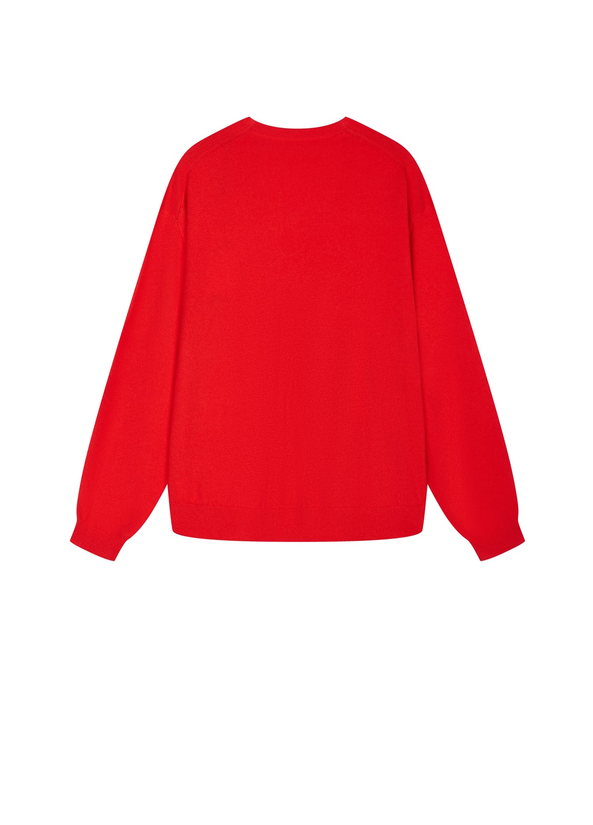 Sweater / JNBY 100% Merino Wool V-Neck Oversized Pullover