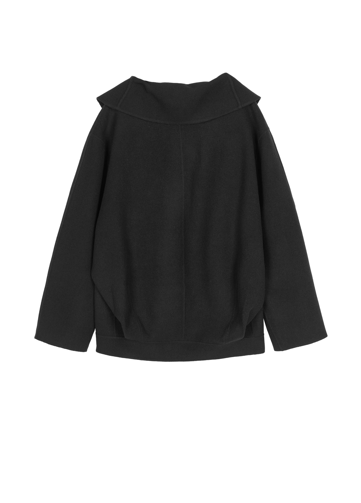 Coat / JNBY Wool Blend Double-Face T-Silhouette Coat