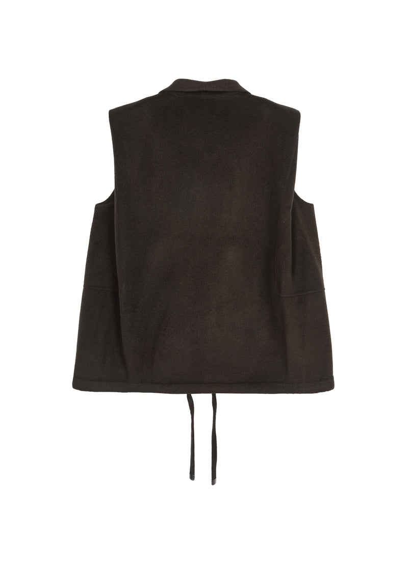 Vest / JNBY Wool Double-Faced Stand Collar Vest