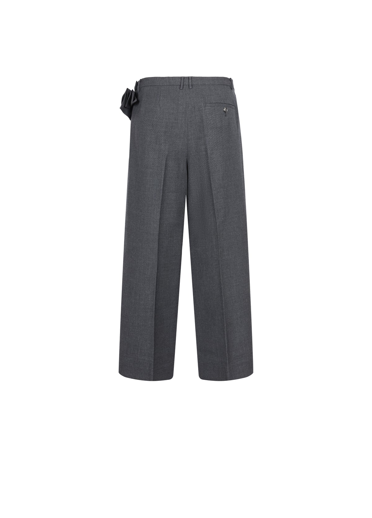 Pants / JNBY Wool Blend Straight-Leg Cropped Trousers