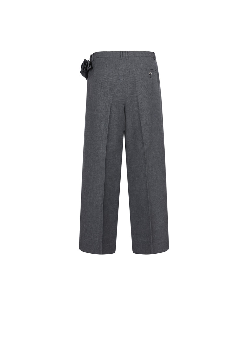 Pants / JNBY Wool Blend Straight-Leg Cropped Trousers