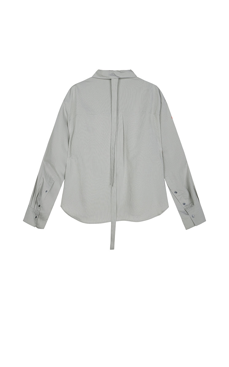 Shirt / JNBY Textured Oversized Long Sleeve Shirt
