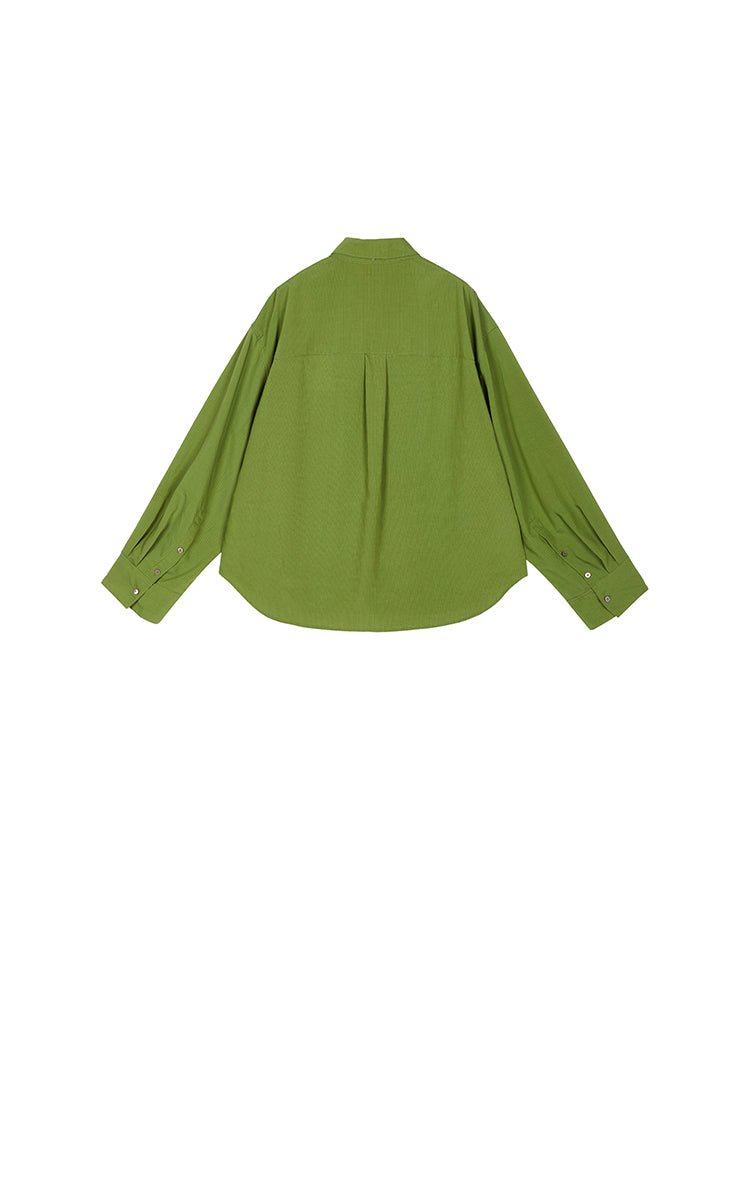 Shirt / JNBY Textured Oversized Long Sleeve Shirt