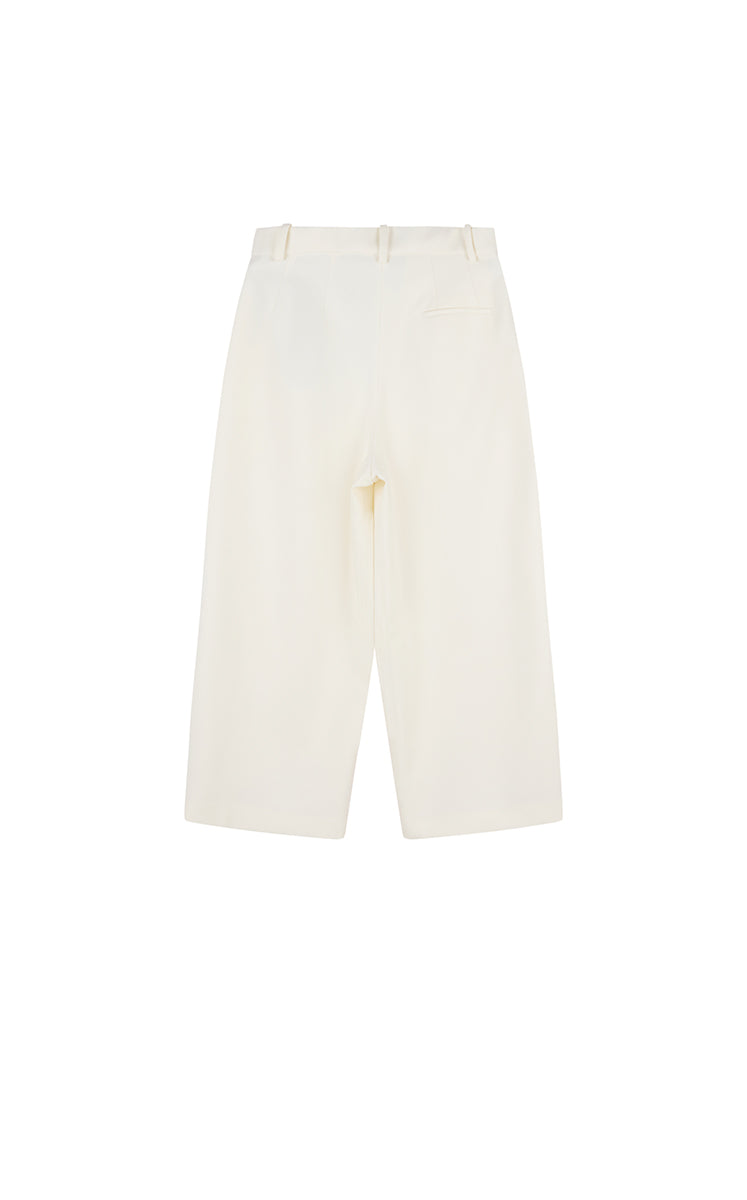 Pants / JNBY Pleated Luxe Cropped Pants