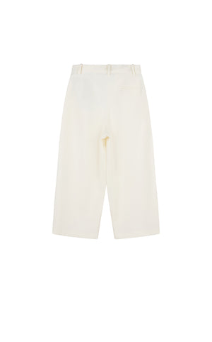 Pants / JNBY Pleated Luxe Cropped Pants