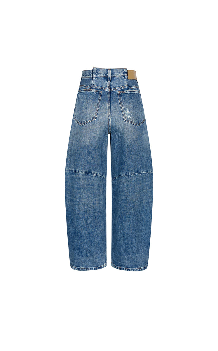 Pants / JNBY Vintage Textured Denim Pants