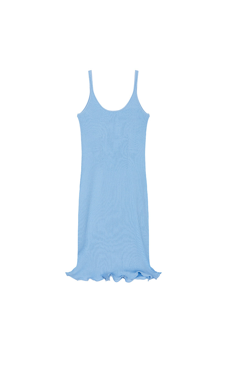 Dress / JNBY Ribbed Knit Strappy Slim Mini Dress
