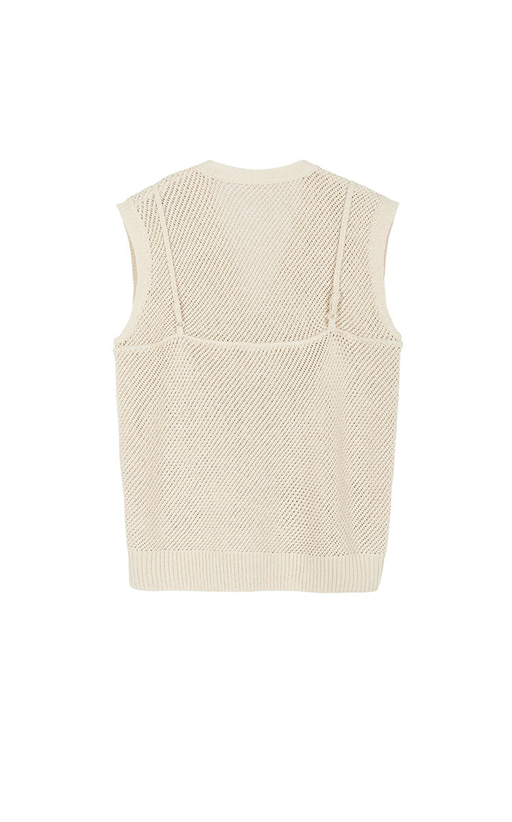 Vest / JNBY Washi Paper Blend Knit Vest