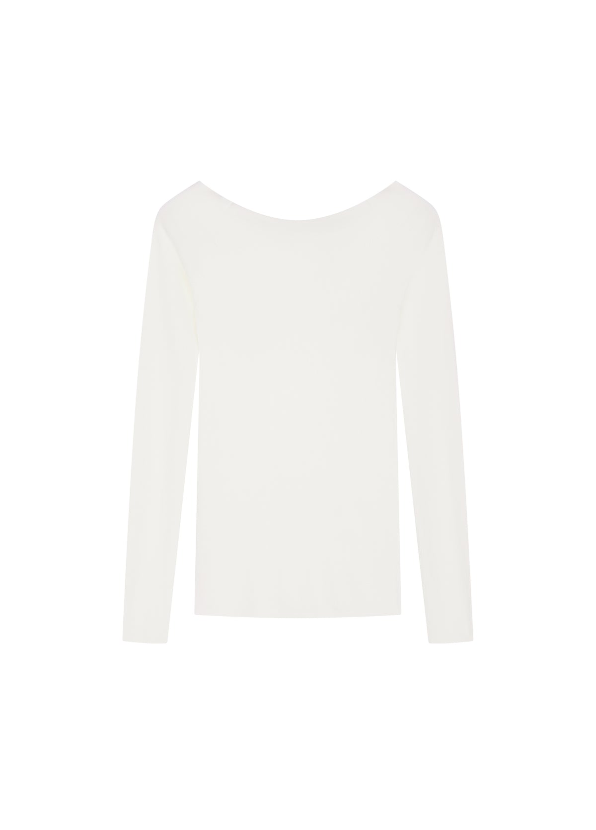 Sweater / JNBY Merino Wool Ribbed Boat Neck Pullover