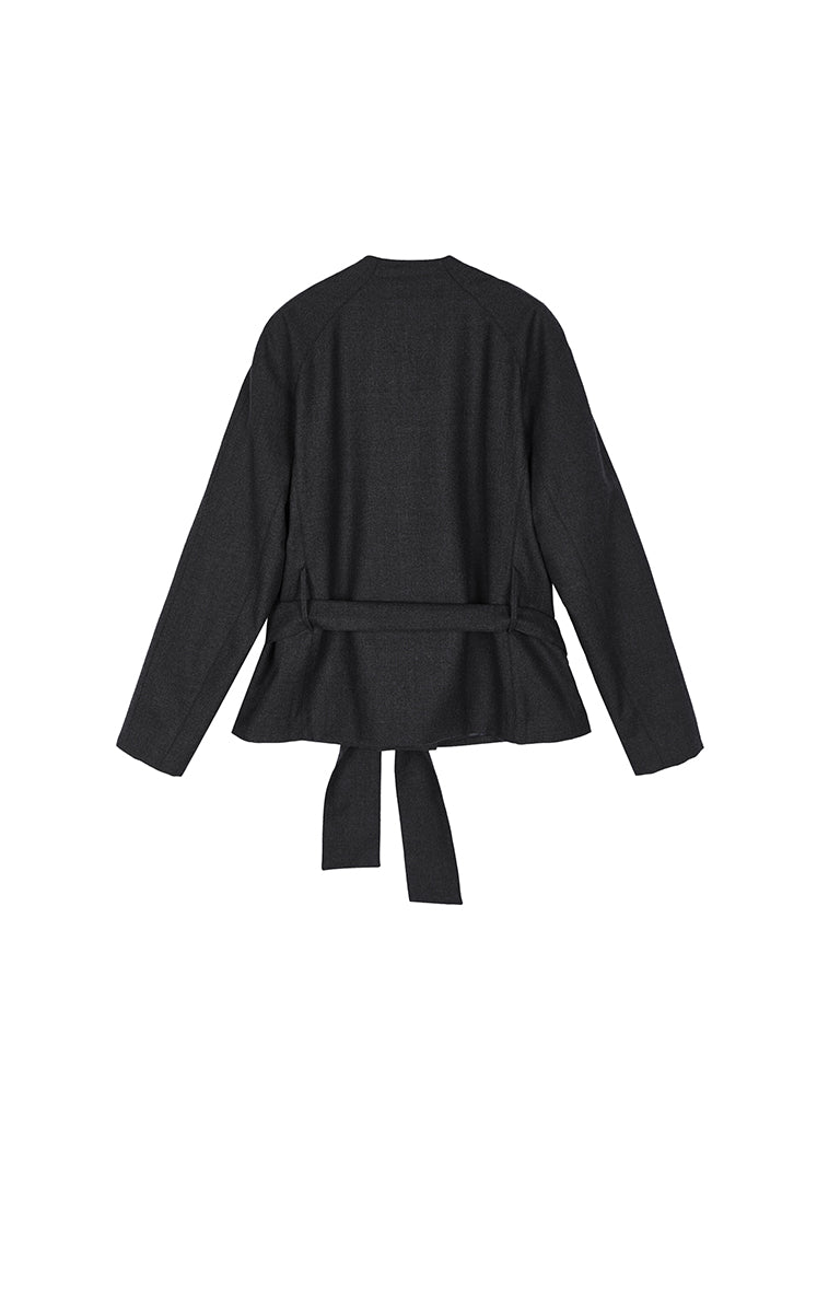 Jacket / JNBY Relaxed Fit All-Wool Stand Collar Coat
