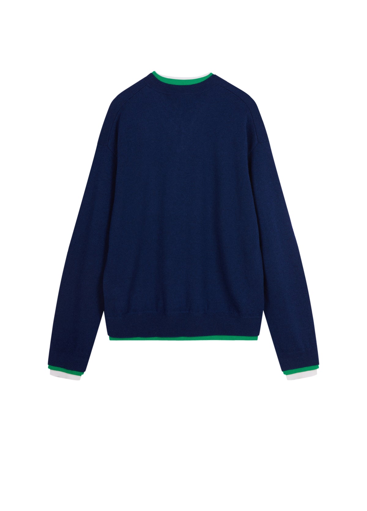 Sweater / JNBY Merino Wool Cashmere Blend V-Neck Pullover