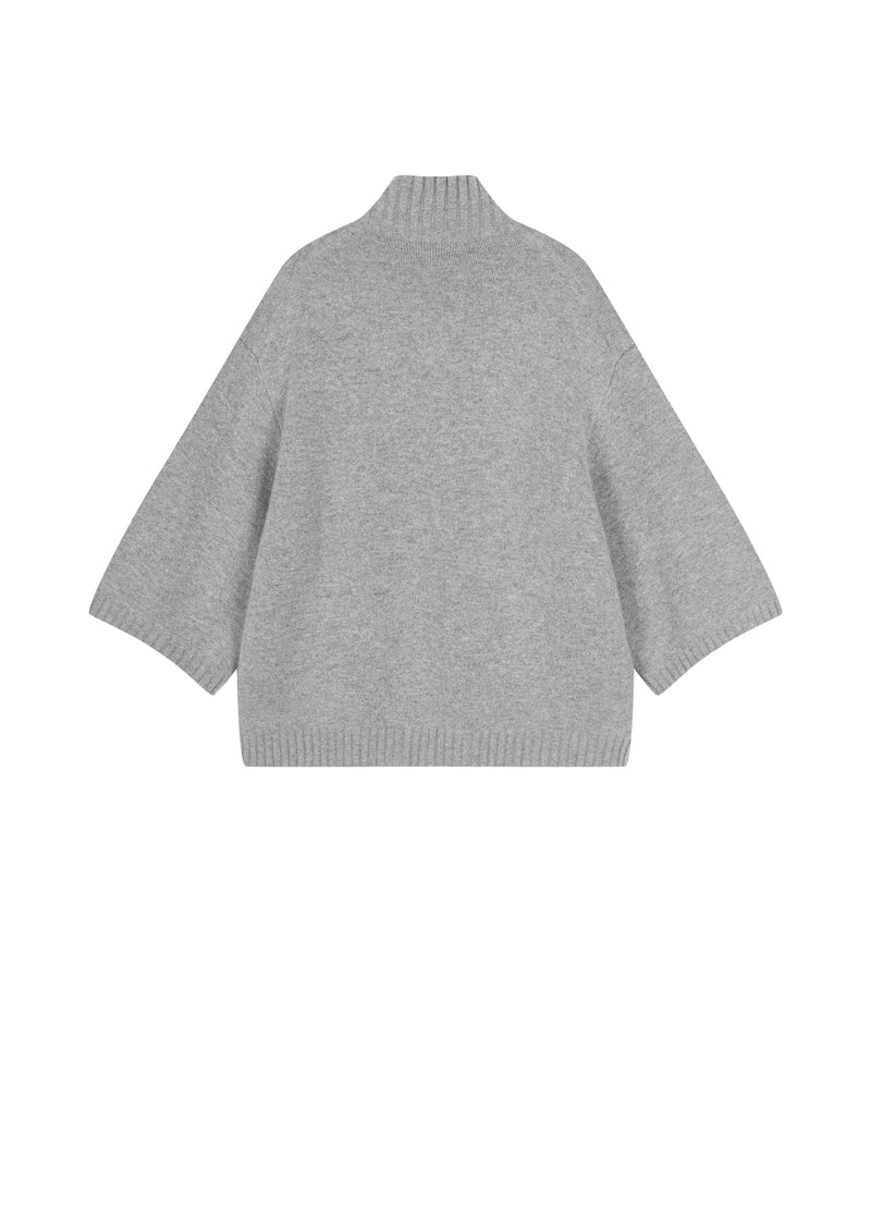 Sweater / JNBY Wool Cashmere Blend Short Sleeve Top