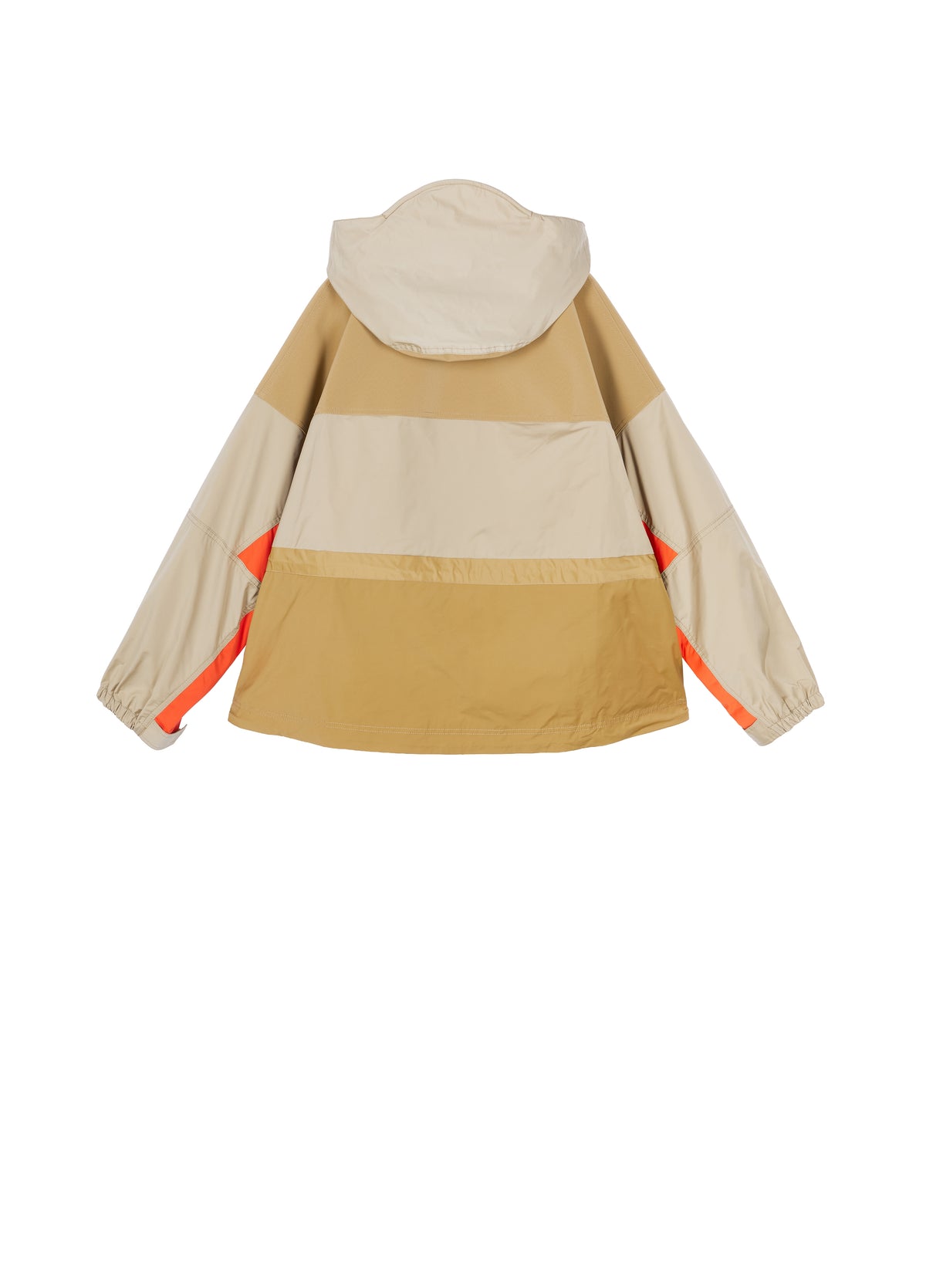 Jacket / JNBY Oversized Hooded Spliced Memory Fabric Jacket