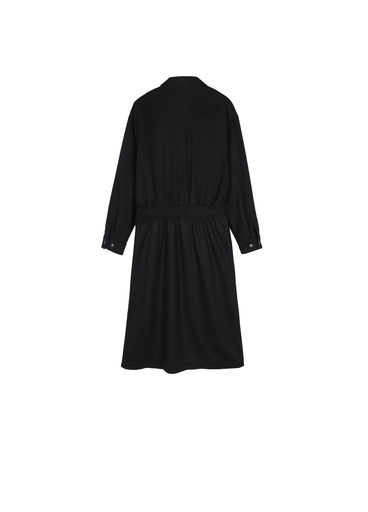 Dress / JNBY Wool Cashmere T-Silhouette Long Dress