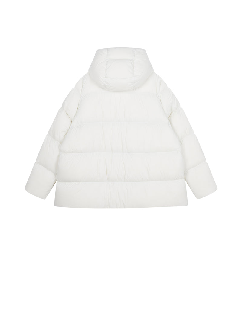 Coat / JNBY A-Line Down Puffer Jacket with Detachable Hood