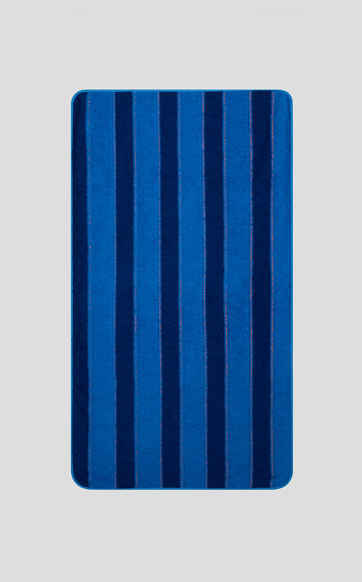 Bath Towels / JNBYHOME Color-Block Stripes Cotton Bath Towels
