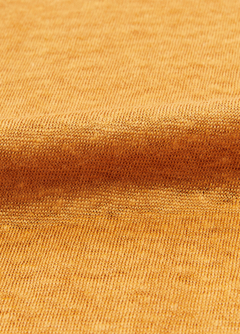 T-Shirt / JNBY Linen Silk Blend Relaxed Long Sleeve Tee