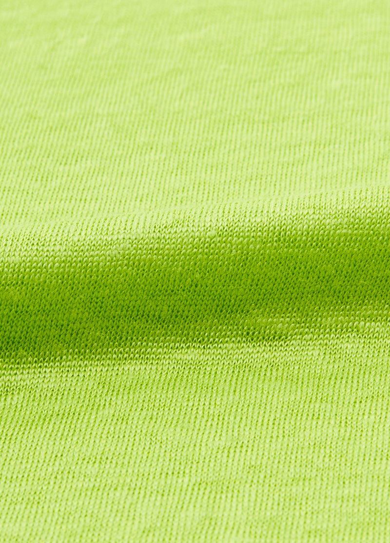T-Shirt / JNBY Linen Silk Blend Relaxed Long Sleeve Tee