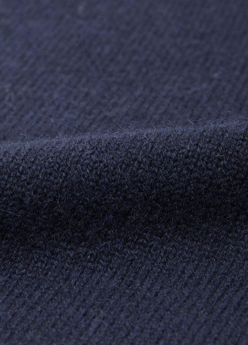 Sweater / JNBY Wool Yak Blend V-Neck Patchwork Pullover
