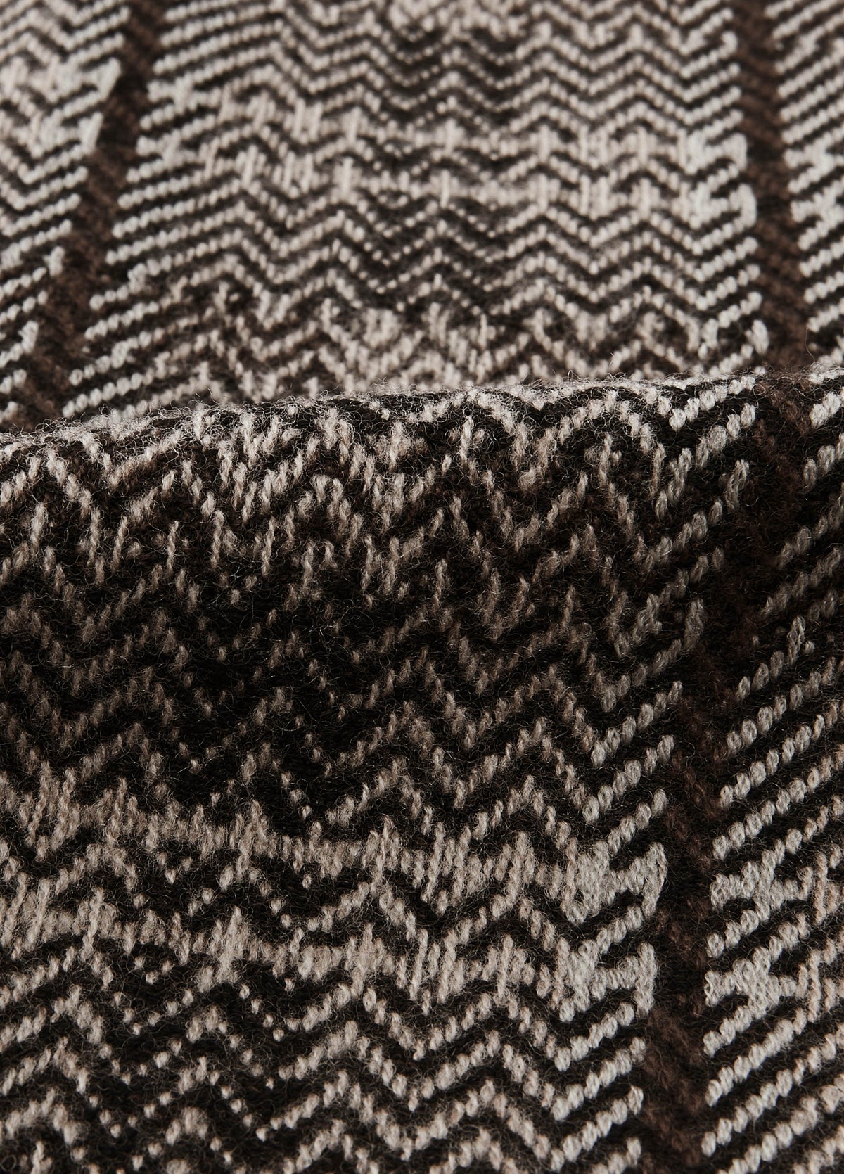 Cardigan / JNBY 100% Merino Wool Oversized Plaid Knit