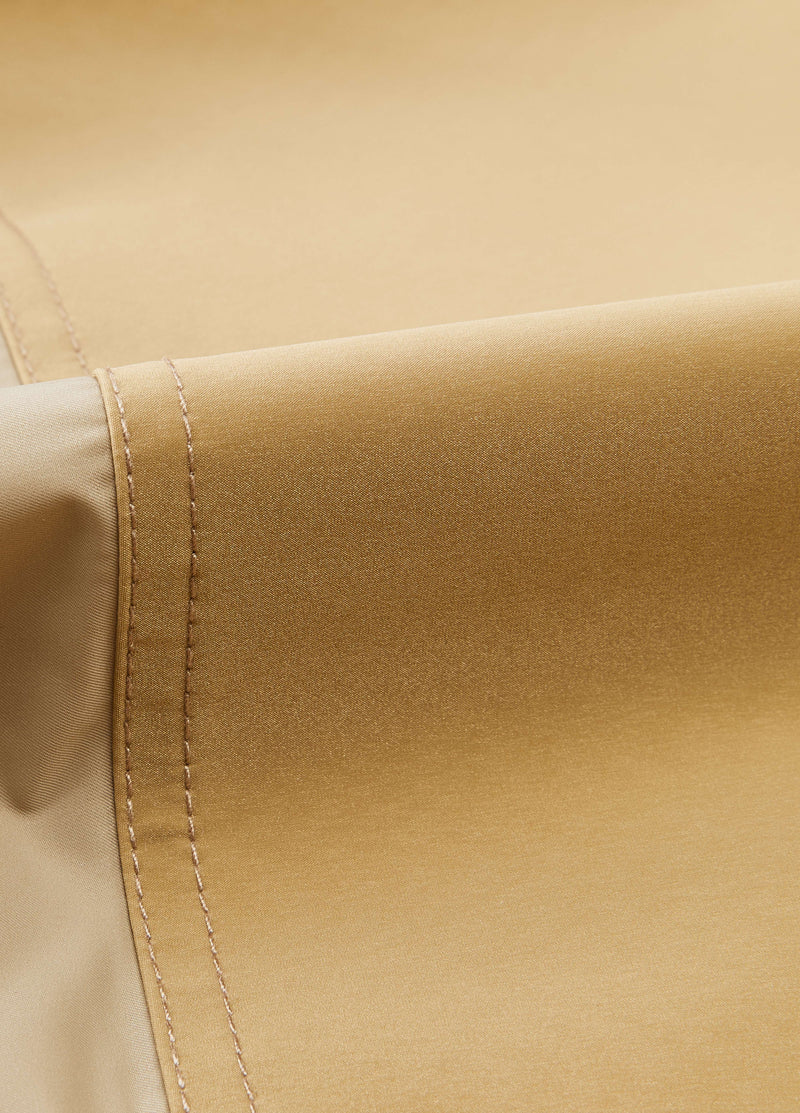 Jacket / JNBY Oversized Hooded Spliced Memory Fabric Jacket